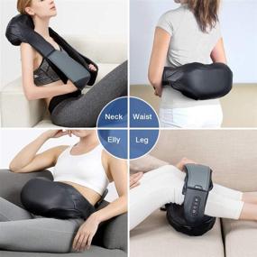 img 3 attached to 🌟 SGorri Shiatsu Back and Neck Massager: Heat Deep Kneading Massage for Muscle Pain Relief and Relaxation in Car, Office, and Home Use