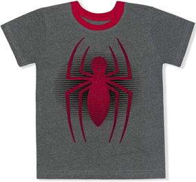 img 1 attached to 🕷️ Набор футболок Spider-Man Marvel в короткий рукав для мальчиков (2 штуки)