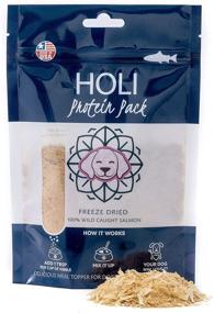 img 1 attached to 🐟 HOLI Salmon Dog Food Topper – Protein-Packed Single Ingredient, Freeze Dried Mix – Made in USA – Human-Grade, Grain Free, Gluten Free, Soy Free – 100% All Natural