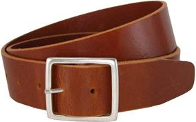 img 4 attached to Dress Belt Bullhide Leather Accessories Men's Accessories for Belts