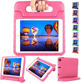 img 4 attached to CAM-ULATA iPad Mini 5 Case for Kids - Durable Protective Cover with Adjustable Kickstand - Compatible with Apple iPad Mini 4 & 5 - Rose