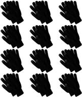 🧤 stretchy winter glove screen gloves logo
