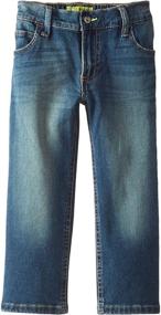 img 2 attached to 👖 Boys' Regular Fit Relaxed Jeans - Little Sport Jeans for Boys