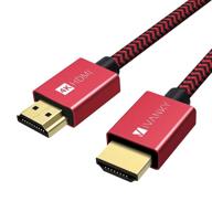  IVANKY 4K HDMI Cable 3.3 ft, High Speed 18Gbps HDMI 2.0 Cable,  4K HDR, HDCP 2.2, 3D, 2160P, 1080P, Ethernet - Braided HDMI Cord, Audio  Return (ARC) Compatible UHD TV, Blu-ray