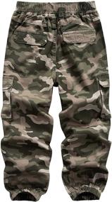 img 3 attached to WIYOSHY Elastic Waist Cargo Pants Boys' Clothing in Pants