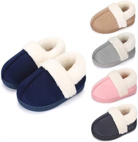img 3 attached to ESTAMICO Boys' Breathable Outdoor Moccasin Slippers