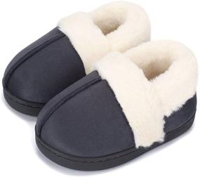 img 2 attached to ESTAMICO Boys' Breathable Outdoor Moccasin Slippers