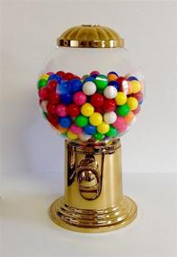 img 4 attached to 🌍 Godinger 9-Inch Refillable Globe Gumball Machine and Candy Dispenser Vintage Style - Golden Color