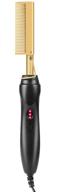 electric straightener portable anti scald security hair care logo