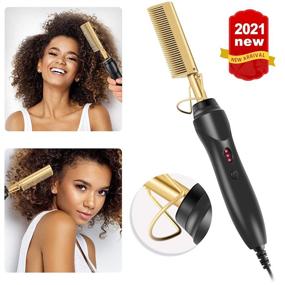 img 3 attached to Electric Straightener Portable Anti Scald Security Hair Care