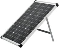 🌞 высокоэффективная портативная монокристаллическая солнечная панель rich solar 60w 12v с опорой: идеально подходит для портативных солнечных станций и генераторов. логотип