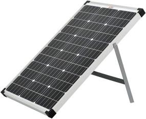 img 4 attached to 🌞 Высокоэффективная портативная монокристаллическая солнечная панель RICH SOLAR 60W 12V с опорой: идеально подходит для портативных солнечных станций и генераторов.