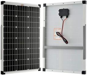 img 3 attached to 🌞 Высокоэффективная портативная монокристаллическая солнечная панель RICH SOLAR 60W 12V с опорой: идеально подходит для портативных солнечных станций и генераторов.