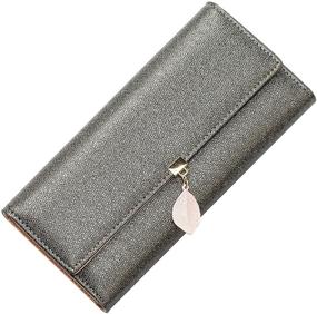 img 4 attached to Wallets Leather Cellphone Departments Capacity Women's Handbags & Wallets for Wallets
