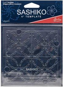 img 2 attached to 🧵 Sew Easy Sashiko Embroidery Template - Shippou Pattern (Seven Treasures) - 4x4in