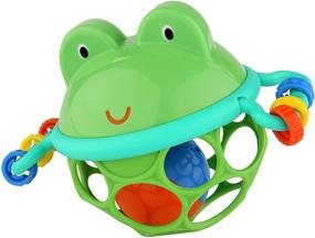 img 4 attached to Bright Starts Oball Musical Shake Toy, Jingle & Grasp Pal, BPA-Free Baby Rattle Toy, Suitable for Newborns and Up