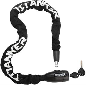 img 4 attached to 🔒 Titanker Bike Chain Lock: Ultimate Security Against Theft for Bikes, Motorcycles, Doors, Gates, and More (6mm, 8mm, 10mm Thick Chains)