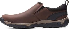 img 2 attached to 👞 Men's Brown Leather Clarks Grove Sneaker Shoes