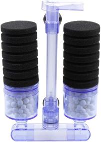 img 2 attached to 🐠 AQUANEAT Sponge Filter: The Ultimate Quiet Aquarium Filter for Betta Fry Shrimp Tanks with Ceramic Media Balls