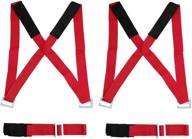 🏋️ hqd direct red 2-person lifting and moving straps – effortlessly move, lift, and secure furniture, appliances, heavy objects, and more without straining your back! moving system and harnesses for 2 movers logo