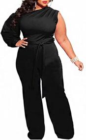 img 3 attached to Fastkoala Jumpsuits: Stylish Wedding Attire 👗 for Women - Dressy Jumpsuits, Rompers, and Overalls
