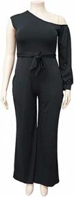 img 1 attached to Fastkoala Jumpsuits: Stylish Wedding Attire 👗 for Women - Dressy Jumpsuits, Rompers, and Overalls