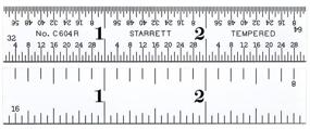 img 2 attached to 📐 Starrett C604R 3 Tempered Graduations Thickness: Accurate and Durable Measurement Tool