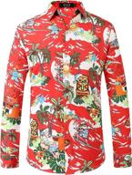 hawaiian christmas shirts with sslr sleeve logo