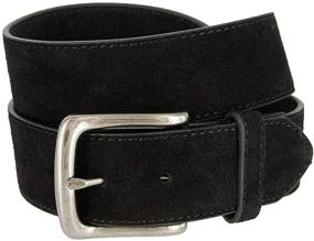 img 4 attached to Men's Casual Suede Leather Belt - Enhancing Your Accessory Collection