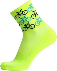 img 1 attached to CompressPrint Cycling Compression Socks for Men and Women - Sports & Running Socks