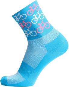 img 2 attached to CompressPrint Cycling Compression Socks for Men and Women - Sports & Running Socks