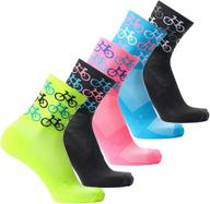 compressprint cycling compression socks for men and women - sports & running socks logo