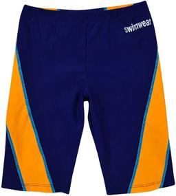 img 3 attached to Aivtalk Boys Splice Jammer Quick-Dry Swim Trunk with Sun Protection and Compression - Sizes 4-12T