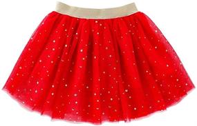 img 4 attached to 👧 Toddlers Girls Sparkle Sequins Skirts & Skorts, 3-4 Year Old Girls' Clothing