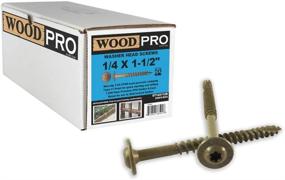 img 1 attached to 🔩 WoodPro Fasteners ST14X112B Exterior 250 Pack for Enhanced Online Visibility