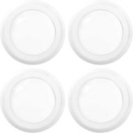 🔆 sunco lighting 5/6” led disk lights: dimmable flush mount recessed retrofit ceiling light fixture – 4 pack, 5000k daylight, 15w=100w, 1050lm, low profile round surface mount, etl & energy star listed логотип