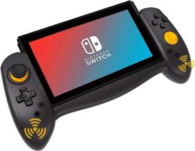 img 4 attached to Kinvoca Nintendo Switch Handheld Mode Switch Controller with Ergonomic Grips and Joy Pad Pro: Supports Motion Control, Dual Shock for Enhanced Gaming Experience