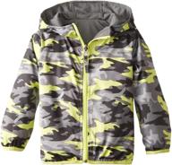 ixtreme camo reversible jacket in charcoal - boys' clothing logo