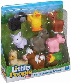 img 1 attached to 🐠 Fisher Price Little People Animal Friends Action Figures & Statues: Endless Imaginative Playtime Fun