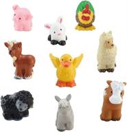 🐠 fisher price little people animal friends action figures & statues: endless imaginative playtime fun logo