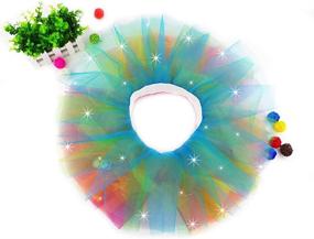 img 3 attached to Cidyrer Neon LED Rainbow Tutu Skirt: Light Up Women's Tutus for a Dazzling Effect!