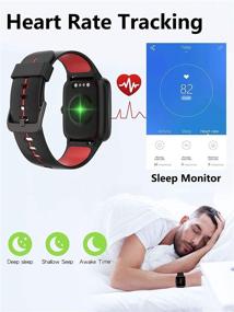 img 1 attached to Blackview Smart Watch: GPS Running Watches for Men, Women, and Kids – Fitness Tracker with Heart Rate Monitor, 5ATM Waterproof. Compatible with iPhone & Android Phones.