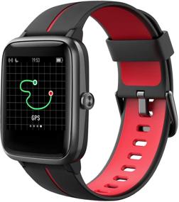 img 4 attached to Blackview Smart Watch: GPS Running Watches for Men, Women, and Kids – Fitness Tracker with Heart Rate Monitor, 5ATM Waterproof. Compatible with iPhone & Android Phones.