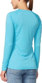 img 3 attached to 👚 BALEAF Women's Quick Dry Lightweight Long Sleeve Shirts - UPF 50+ Sun Protection, SPF, for Outdoor Hiking, Running, and Fishing