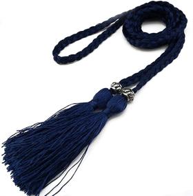 img 2 attached to Stylish MoYoTo Bowknot Braided Women's Accessories and Belts - Multicolor Fashion Statement