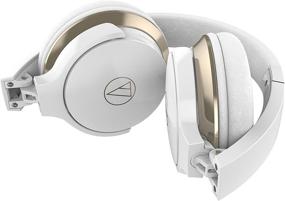 img 4 attached to 🎧 Audio-Technica ATH-AR3BTBK SonicFuel Wireless On-Ear Headphones with Mic &amp; Control, White - Bluetooth Enabled