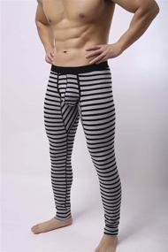 img 2 attached to 🩲 Ultimate Comfort: KAMUON Men’s Cotton Pouch Underwear Long Johns for Optimal Thermal Protection