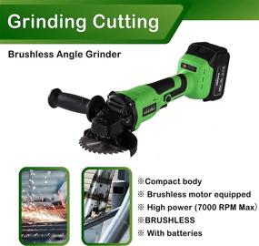 img 3 attached to 🔋 Lithium-Ion Battery Grinder by Abizoe - Optimal Grinding Performance