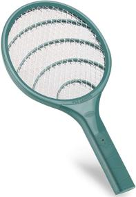 img 4 attached to 🦟 3000V Electric Bug Zapper Racket, Green Mosquito Fly Gnat Zapper for Home Indoor Outdoor Pest Control