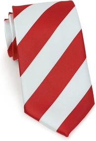 img 4 attached to Bows N Ties Necktie Striped Microfiber Inches Men's Accessories and Ties, Cummerbunds & Pocket Squares